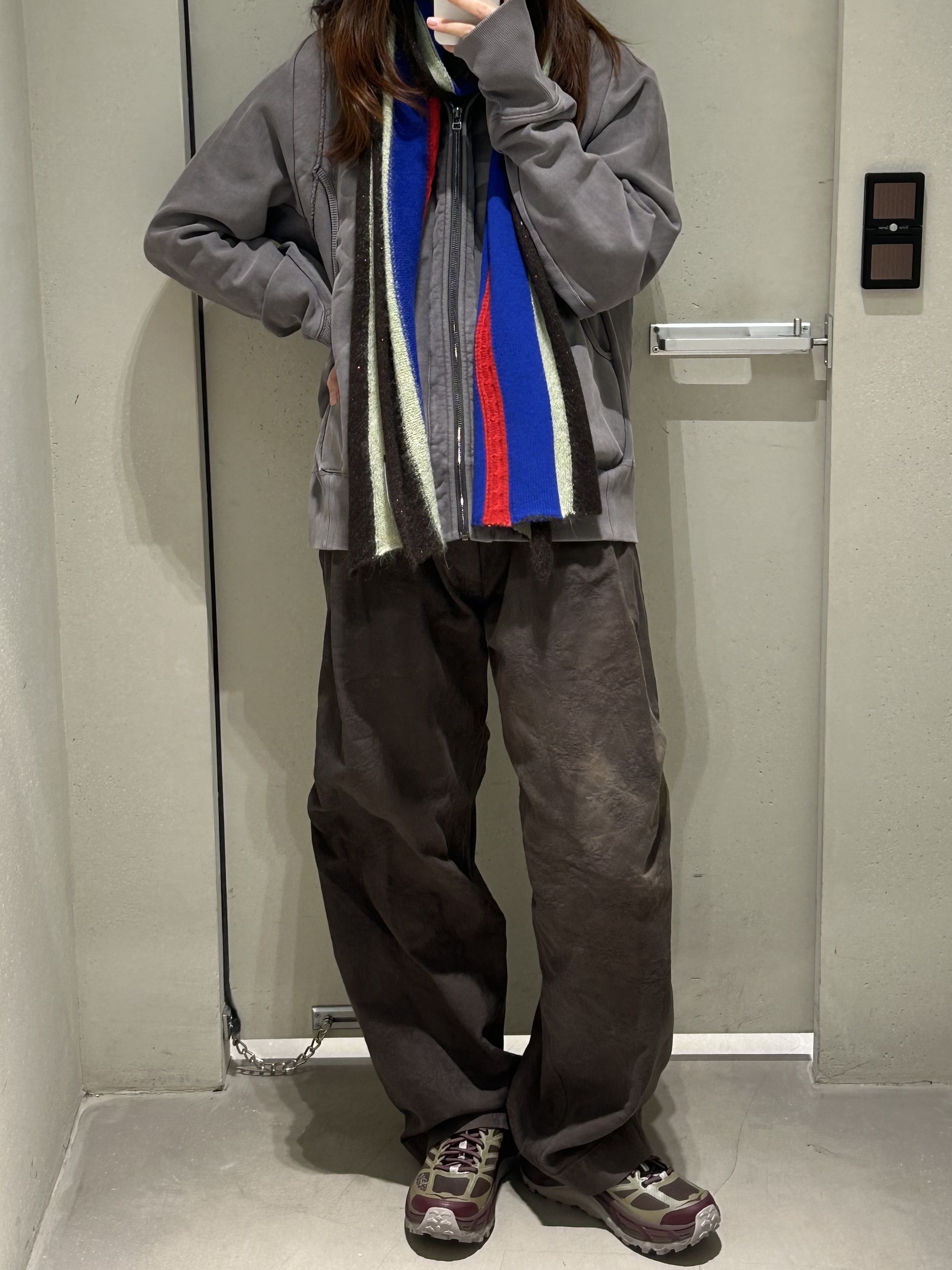 Ziggy Chen Jacquard Heavy Patchwork Trousers Multi - 25FW 착용 스타일 - 4
