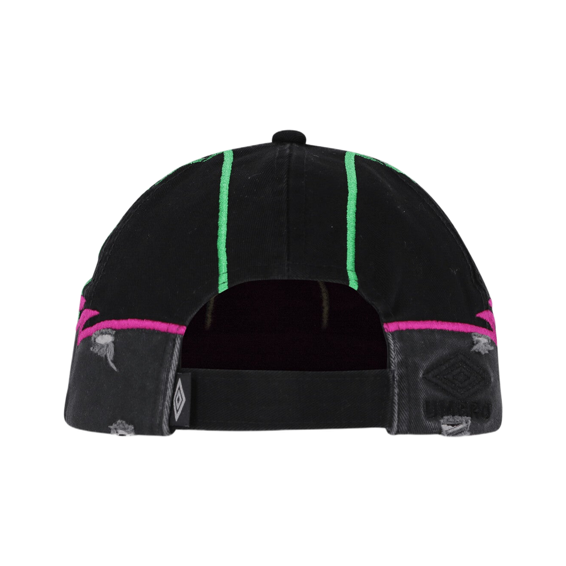 엄브로 x 슬램잼 골키퍼 캡 블랙 앤트러사이트(Umbro x Slam Jam Goalkeeper Cap Black Anthracite) - 3