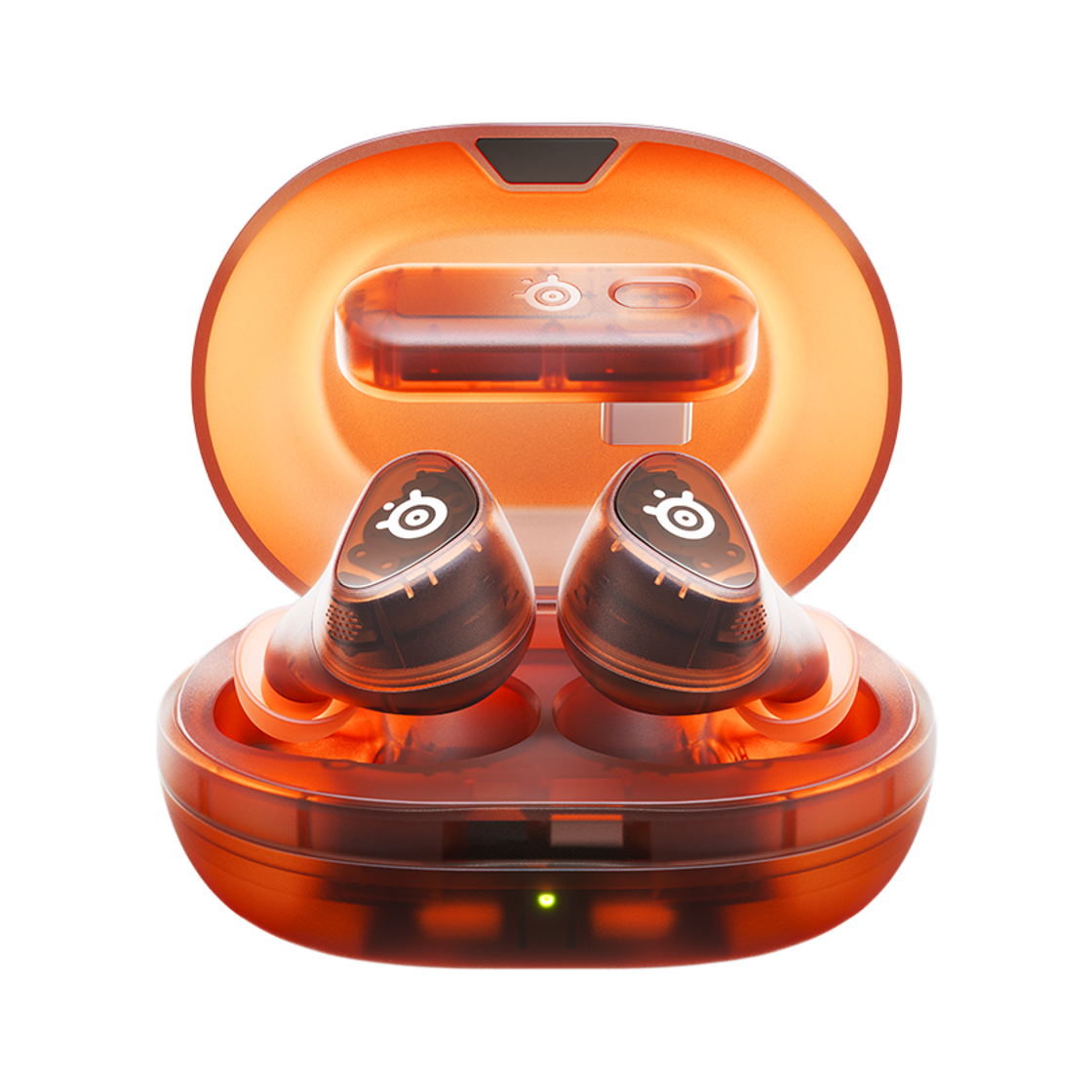 스틸시리즈 Arctis Gamebuds 무선 게이밍 이어폰 오렌지(Steelseries Arctis Game Buds Wireless Orange)