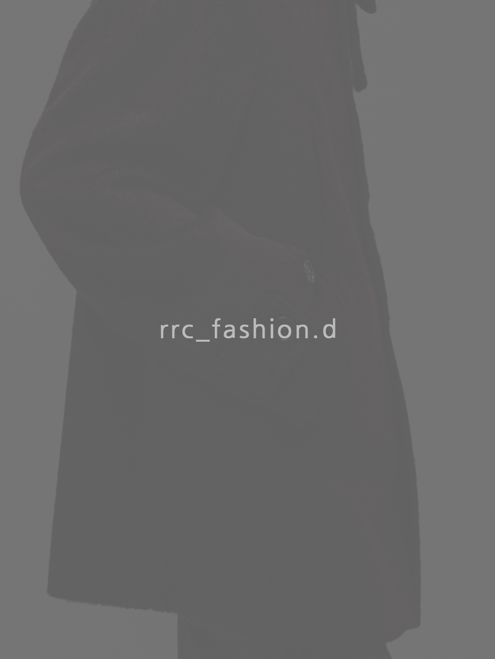 STU High Neck Alpaca Mac Coat In Camel, Haleine Alpaca Double-Breasted Coat Charcoal (WJ407) 착용 스타일 - 7