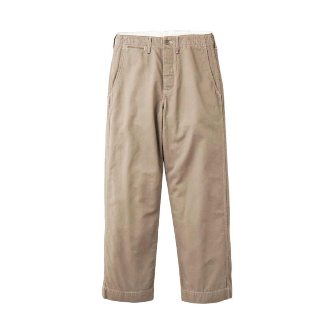 풀카운트 1201-20 US 아미 치노 41 카키 트라우저 브라운 베이지(Fullcount 1201-20 US Army Chino 41 Khaki Trousers Brown Beige)