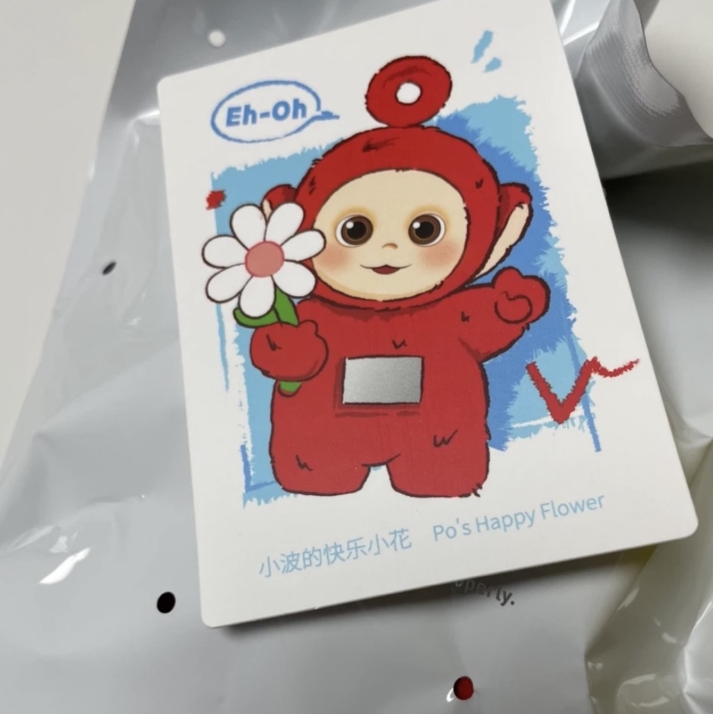 Pop Mart Teletubbies Say Hello Series Figures Sealed Case (1 Blind Box) 착용 스타일