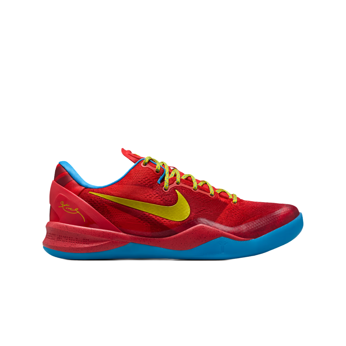 IM0594-600 Nike Kobe 8 Protro Light Crimson Vivid Blue