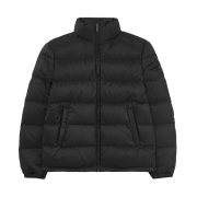 Prada Triangle Logo Down Jacket Black