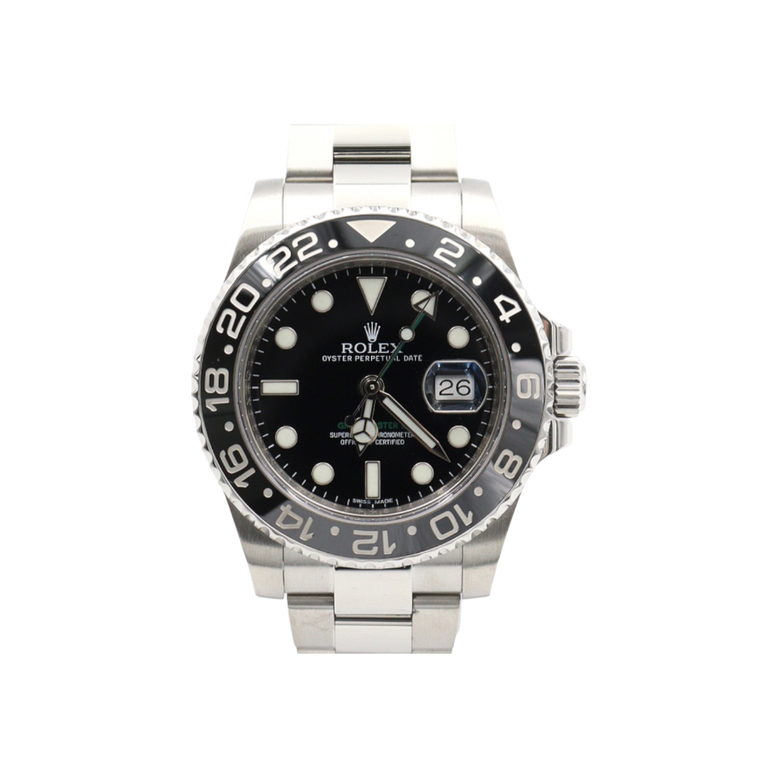 롤렉스 116710 지엠티마스터2 블랙 40mm 스틸 남성시계aa48470(Rolex GMT Master II Black 40mm Steel Men's Watch 116710)