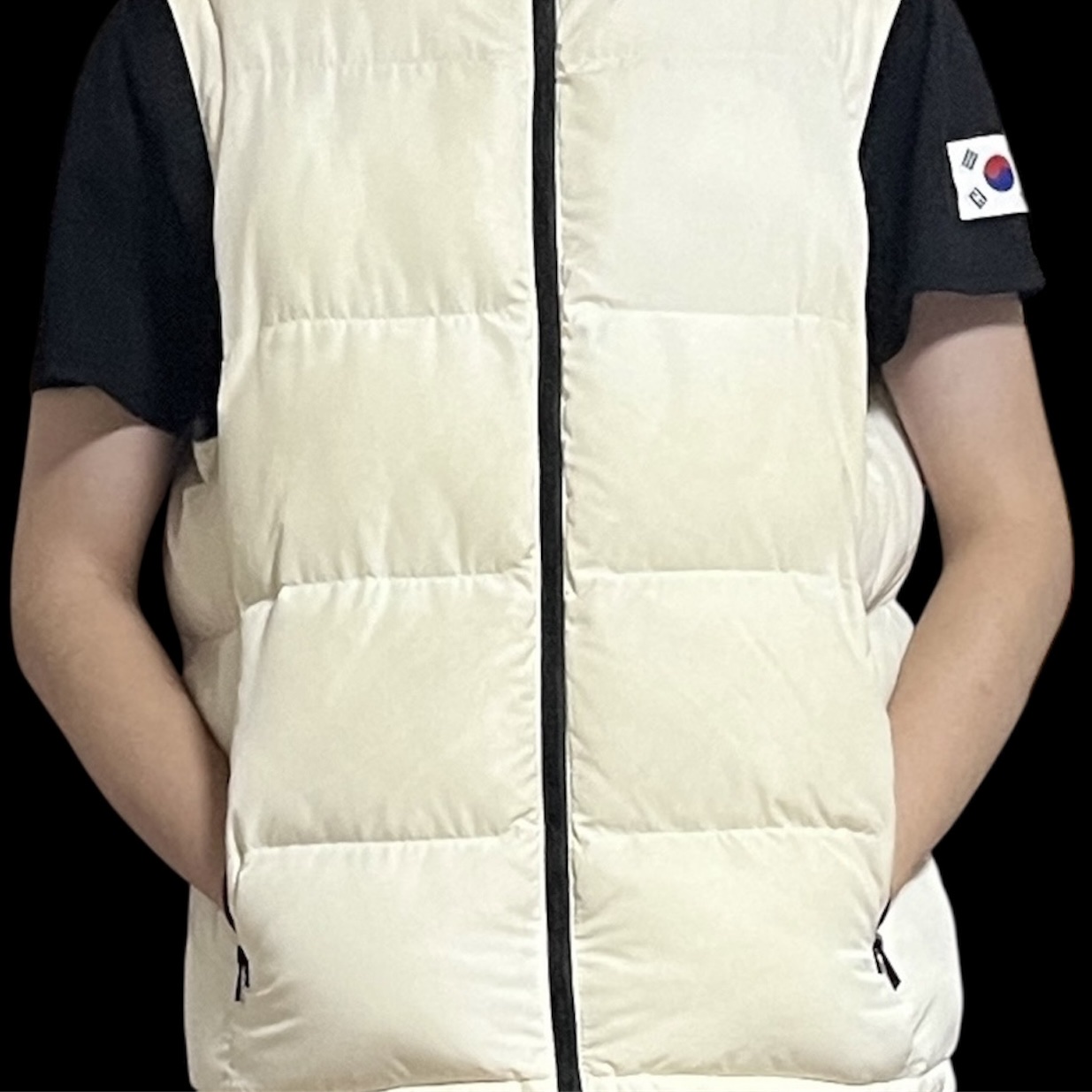 The North Face 1996 Retro Nuptse Vest White - 25FW 착용 스타일