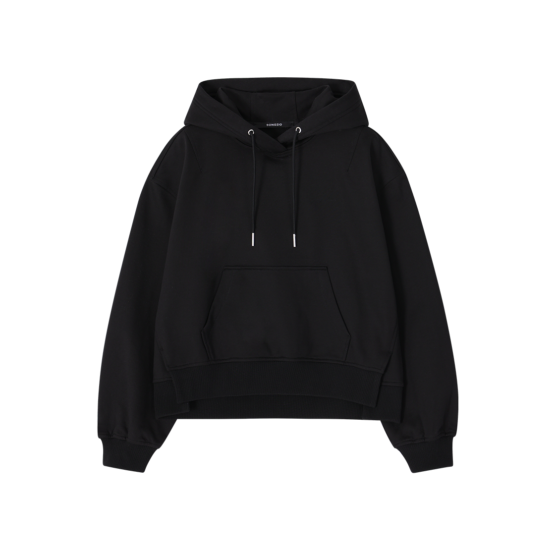 (W) 송지오 컬렉션 아크엔젤 엠브로이드 후드 블랙((W) SONGZIO COLLECTION Archangel Embroidered Hood Black)