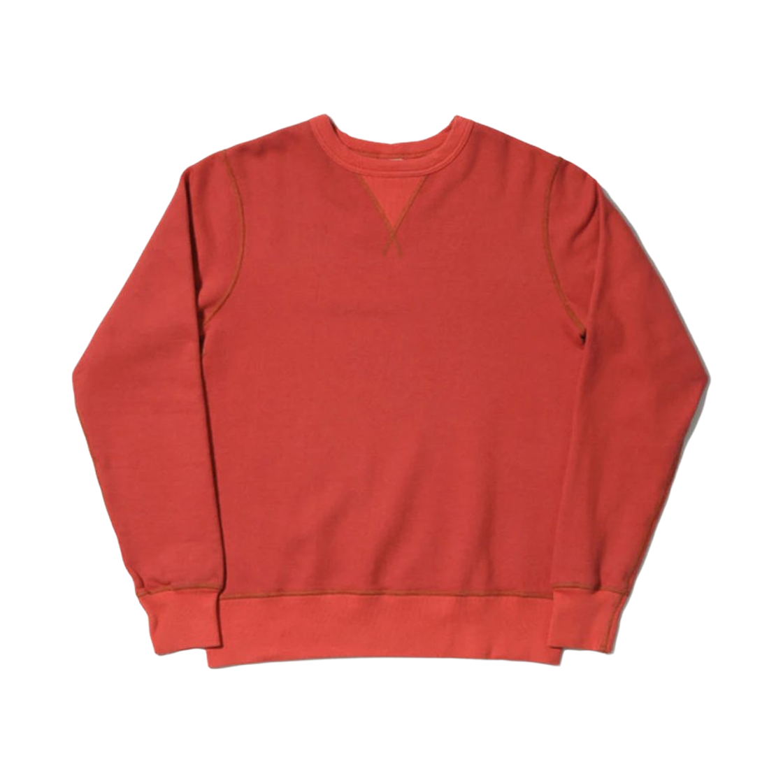 BR65622 Buzz Rickson's Set-In Crew Neck Sweatshirt Red