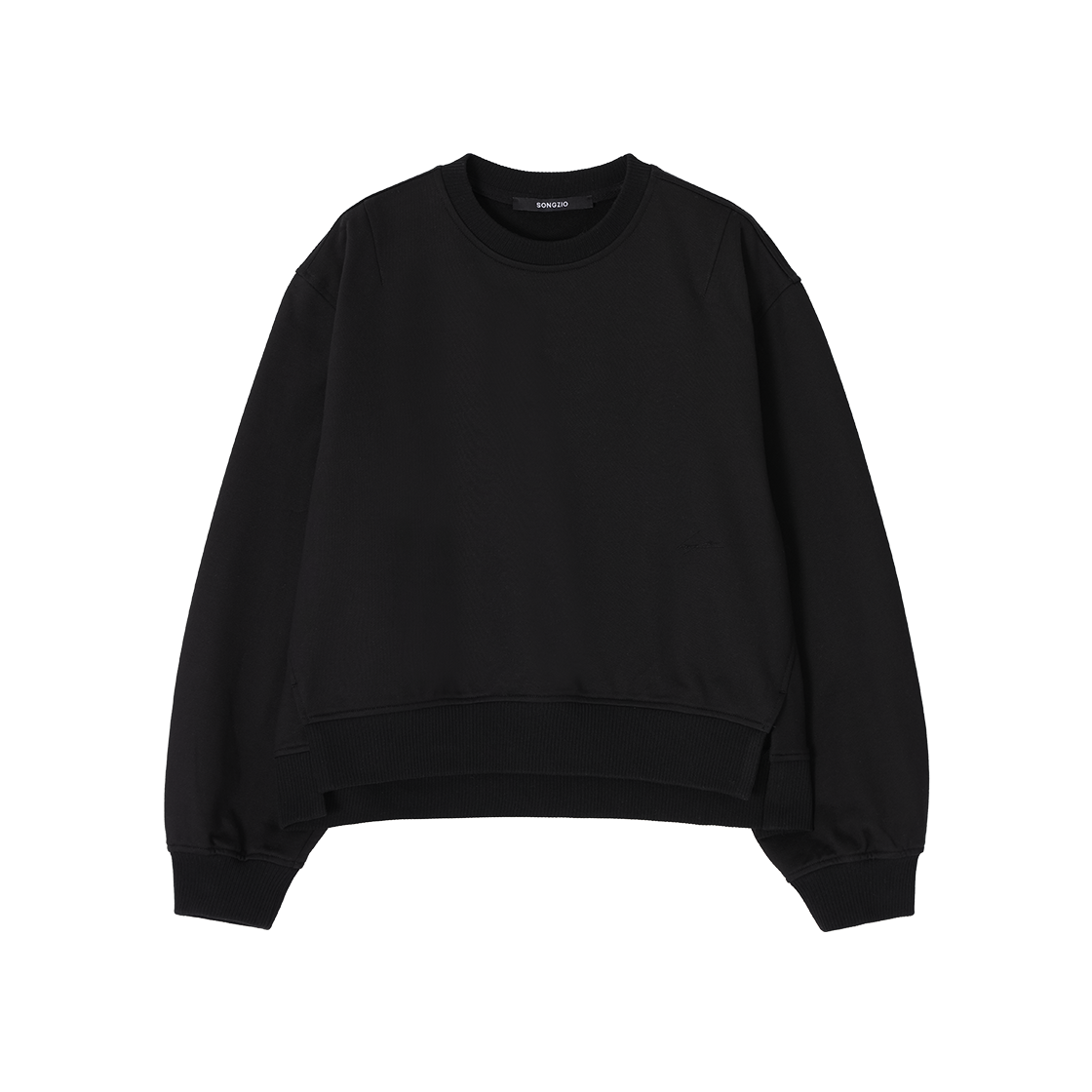 WI2TS700BK (W) SONGZIO COLLECTION Archangel Embroidered Sweatshirt Black