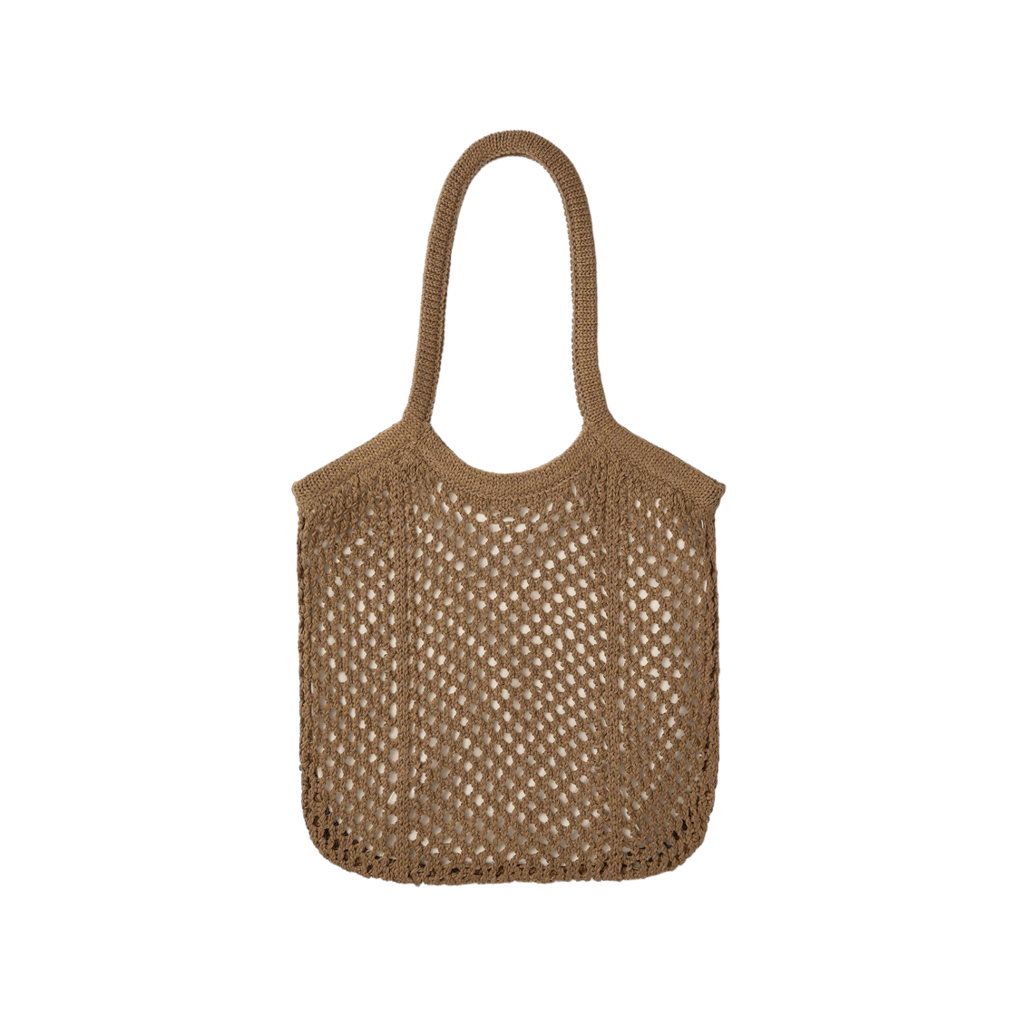GU 메쉬 니트 백 브라운(GU Mesh Knit Bag Brown)