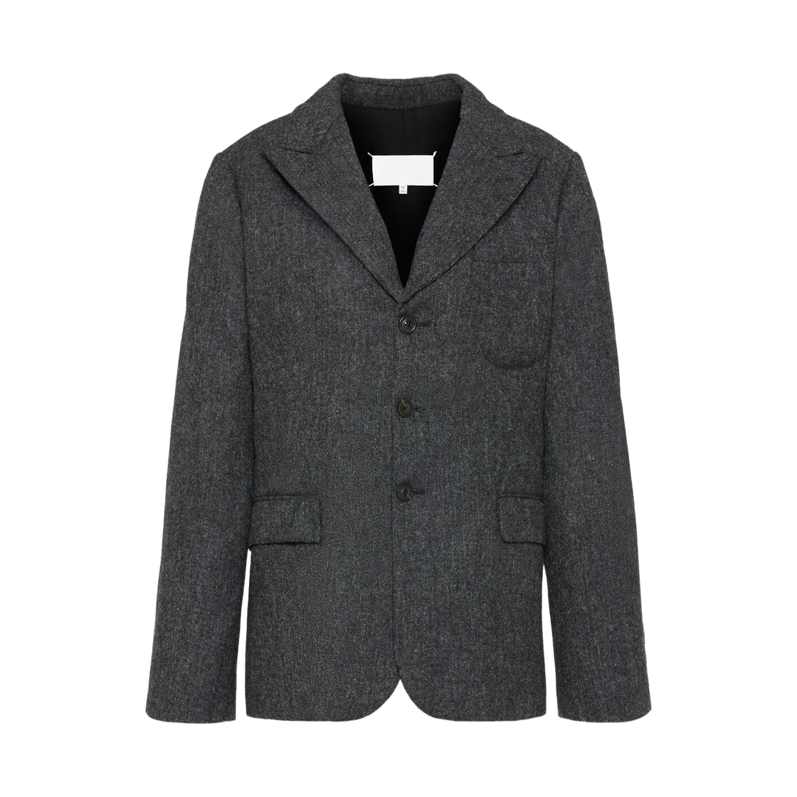 (W) 메종 마르지엘라 울 자켓 다크 그레이((W) Maison Margiela Wool Jacket Dark grey)