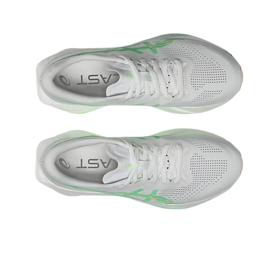(W) 아식스 소닉블라스트 화이트 바이탈 그린((W) Asics Sonicblast White Vital Green) - 2