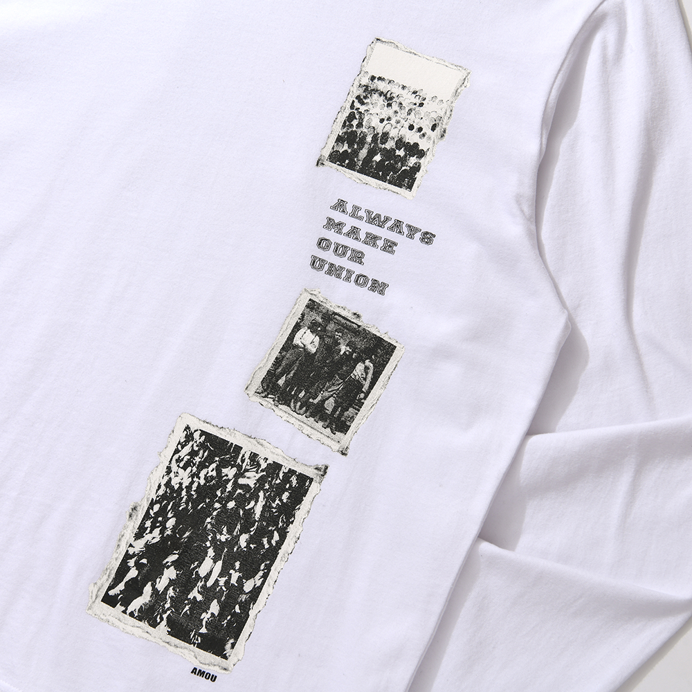 아모우 프레임 아카이브 롱슬리브 화이트(AMOU Frame Archive Long Sleeve White) - 4