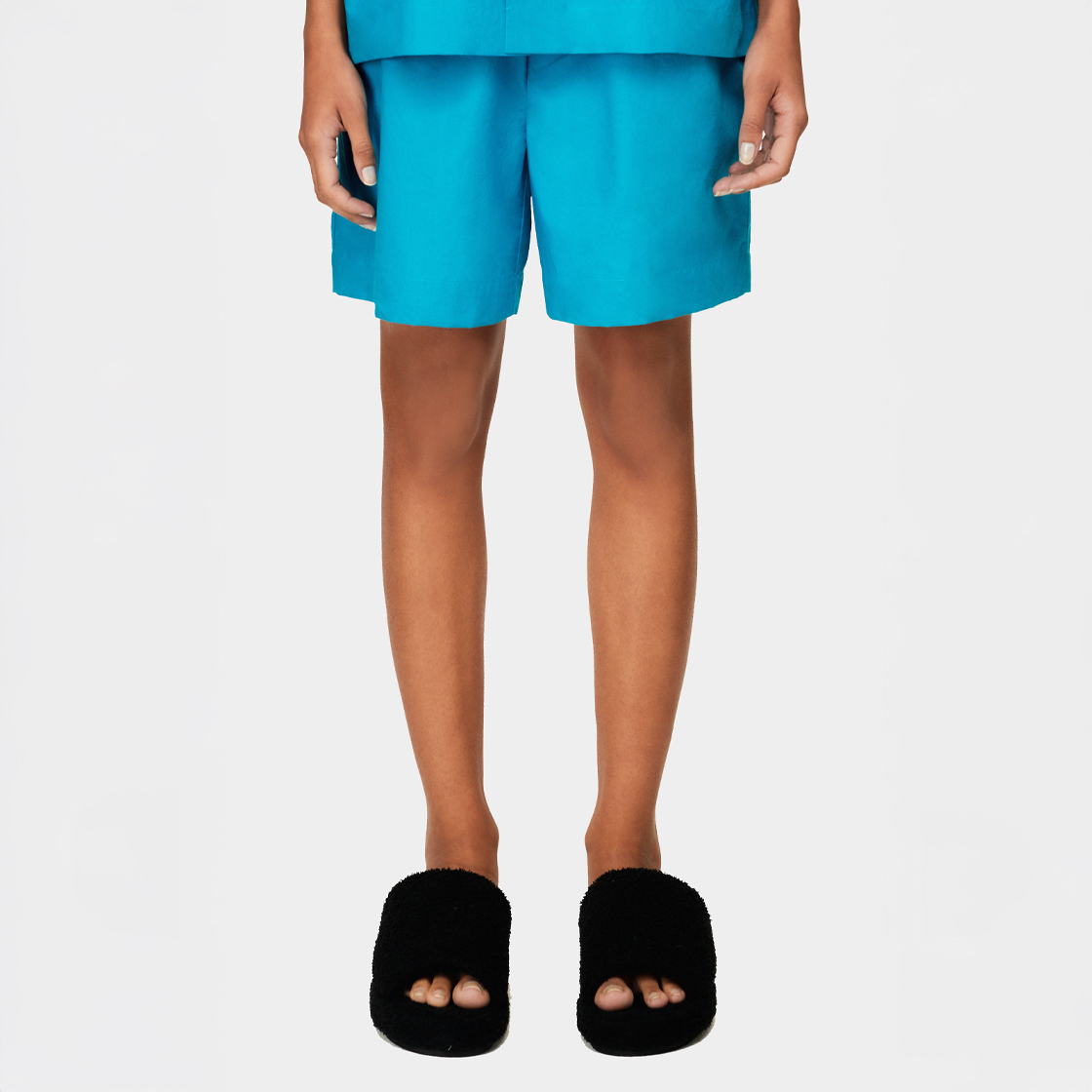 [3% 적립] 씨피티에스 호지호그 타월링 룸슈즈 블랙([3% 적립] CPTS HODGEHOG TOWELING SLIDES BLACK) - 3