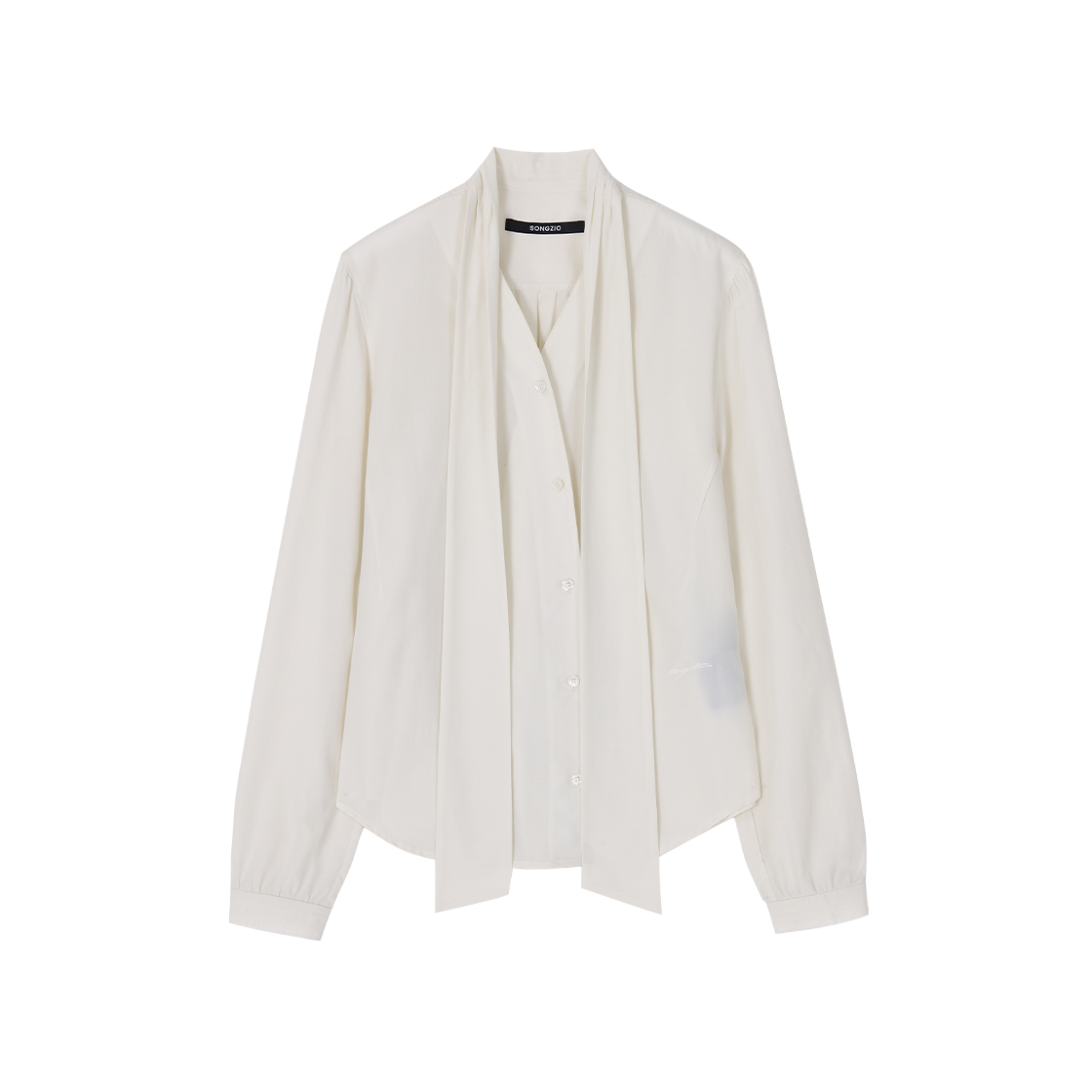 WI2SH704IV (W) SONGZIO COLLECTION Hanbok Ribbon Blouse Ivory