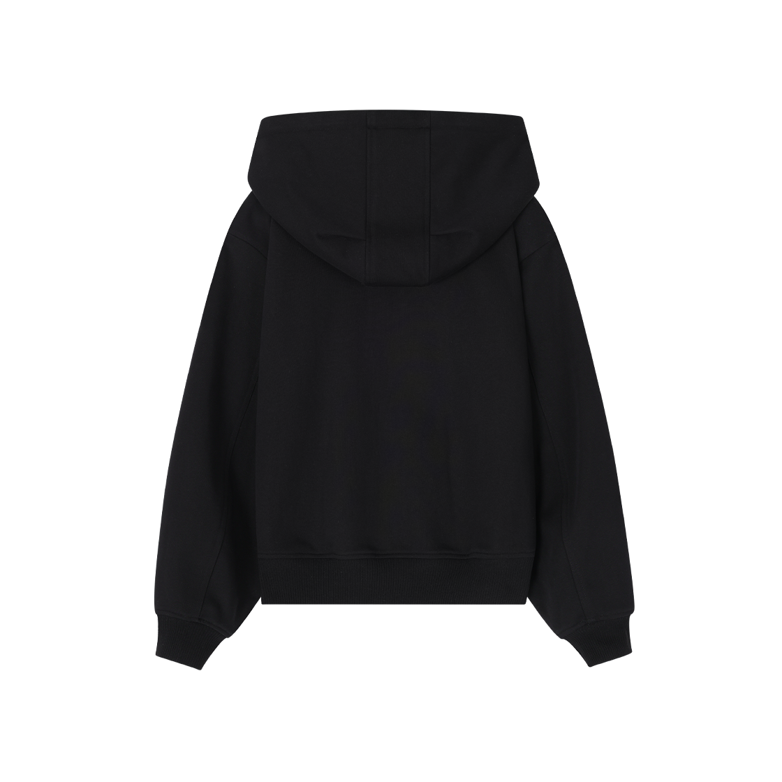 (W) 송지오 SSAW 싱귤러 후드 집업 블랙((W) SONGZIO Ssaw Singular Hood Zip Up Black) - 2