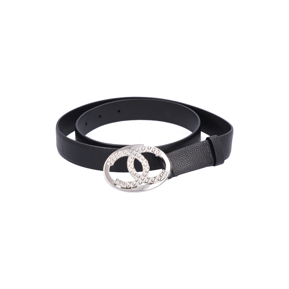 샤넬 벨트 블랙 실버(Chanel Black and Silver Belt) - 1