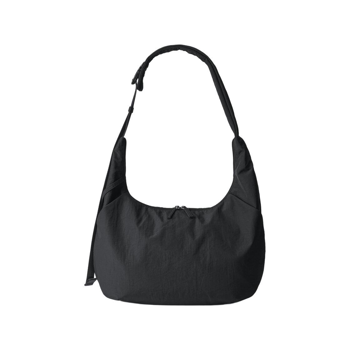 357380-09 GU Soft Nylon Cocoon Shoulder Bag Black