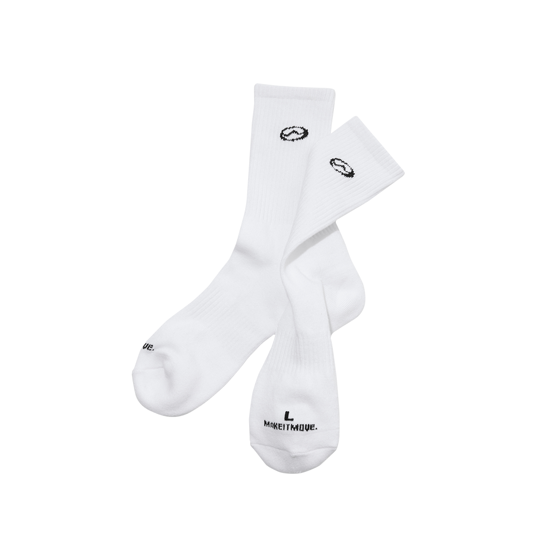 O-MOMYM5Y41101 MIM Bpm Logo Socks White