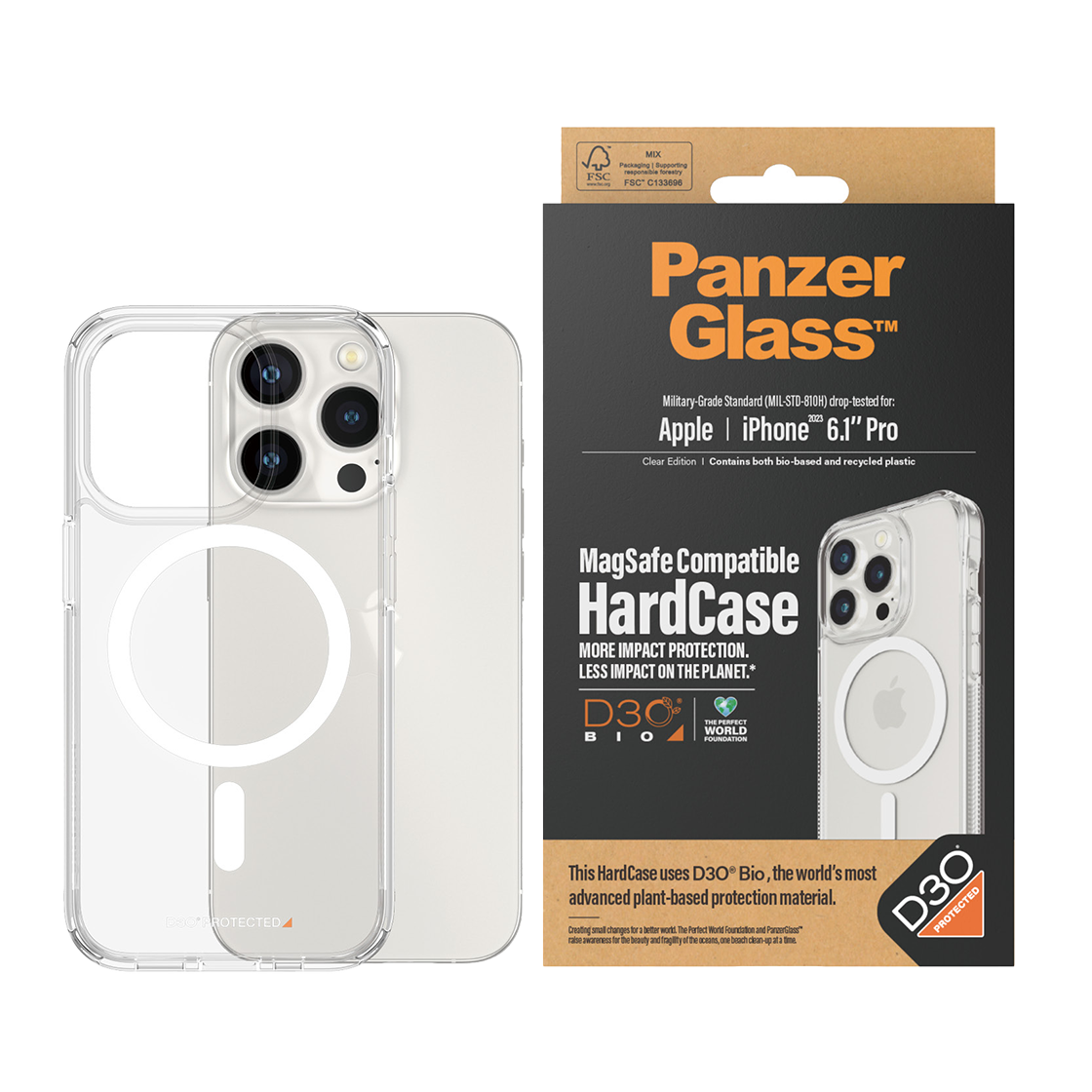 판저글래스 D3O 하드 M-케이스 아이폰 15 시리즈(PANZERGLASS D3O Hard M-Case for iPhone 15 Series)
