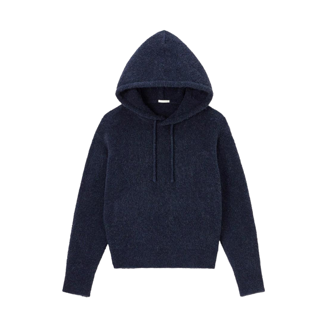 (W) GU 루프얀 후드 스웨터 네이비((W) GU Loop Yarn Hooded Sweater Navy) - 1