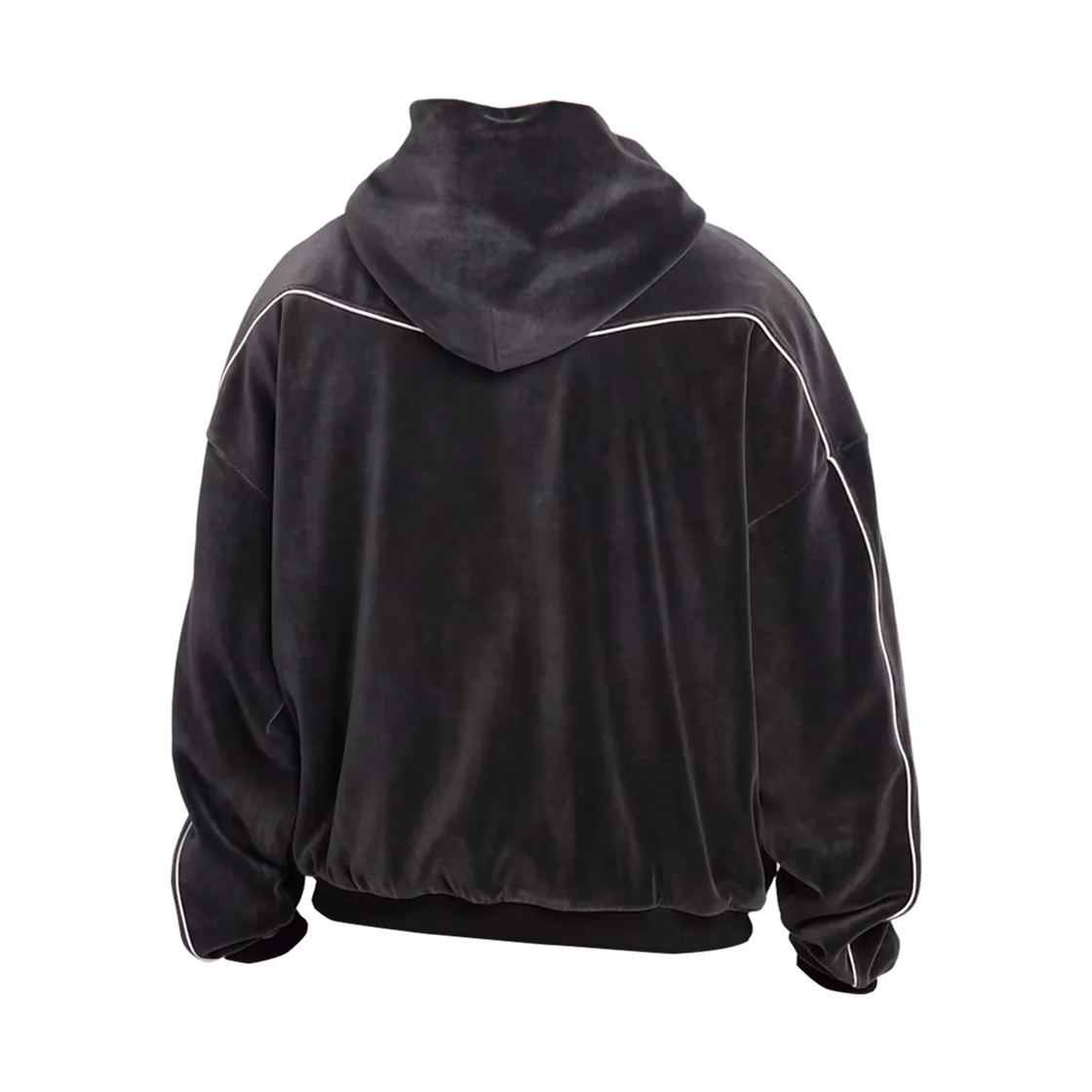나이키 르브론 벨루어 풀집 베스킷볼 후드 블랙 - 아시아(Nike LeBron Velour Full-Zip Basketball Hoodie Black - Asia) - 2