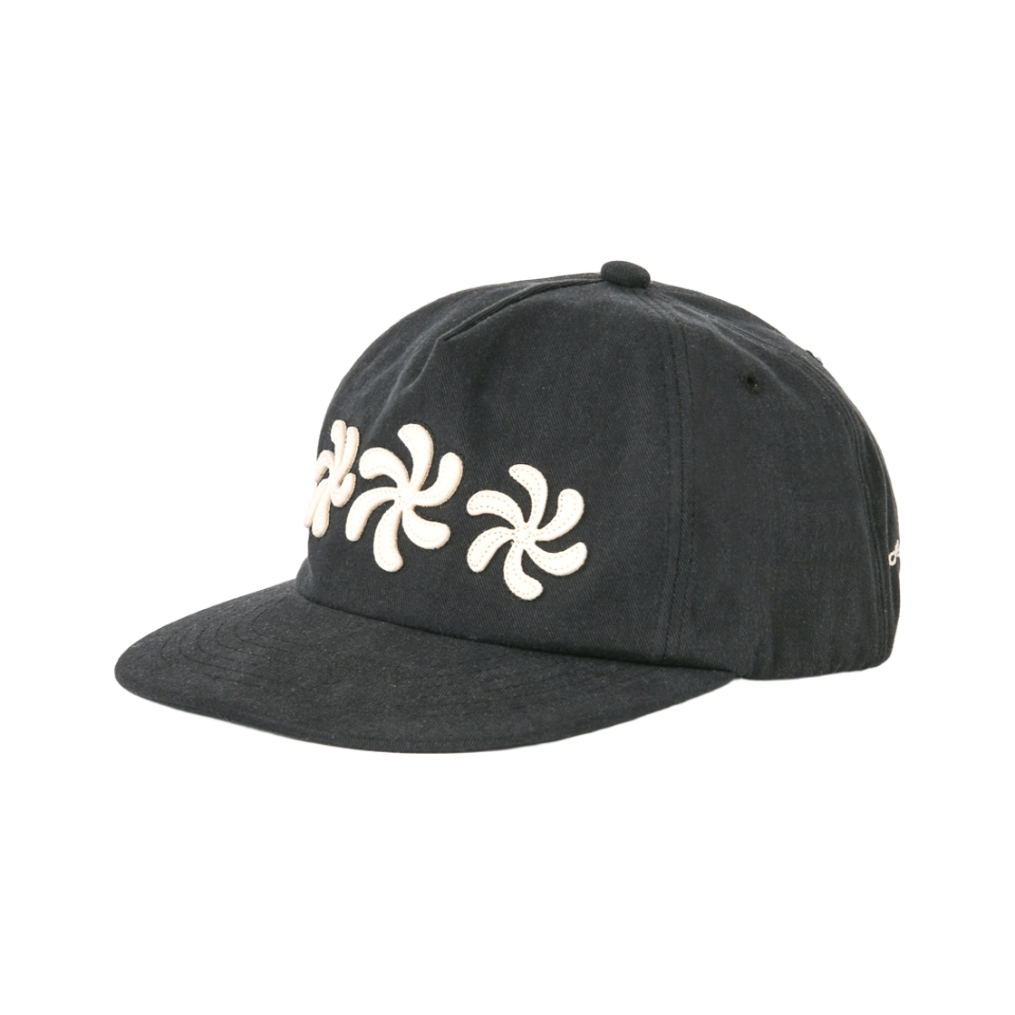 아모우 스피랄 5패널 캡 블랙(AMOU Spiral 5Pannel Cap Black) - 3