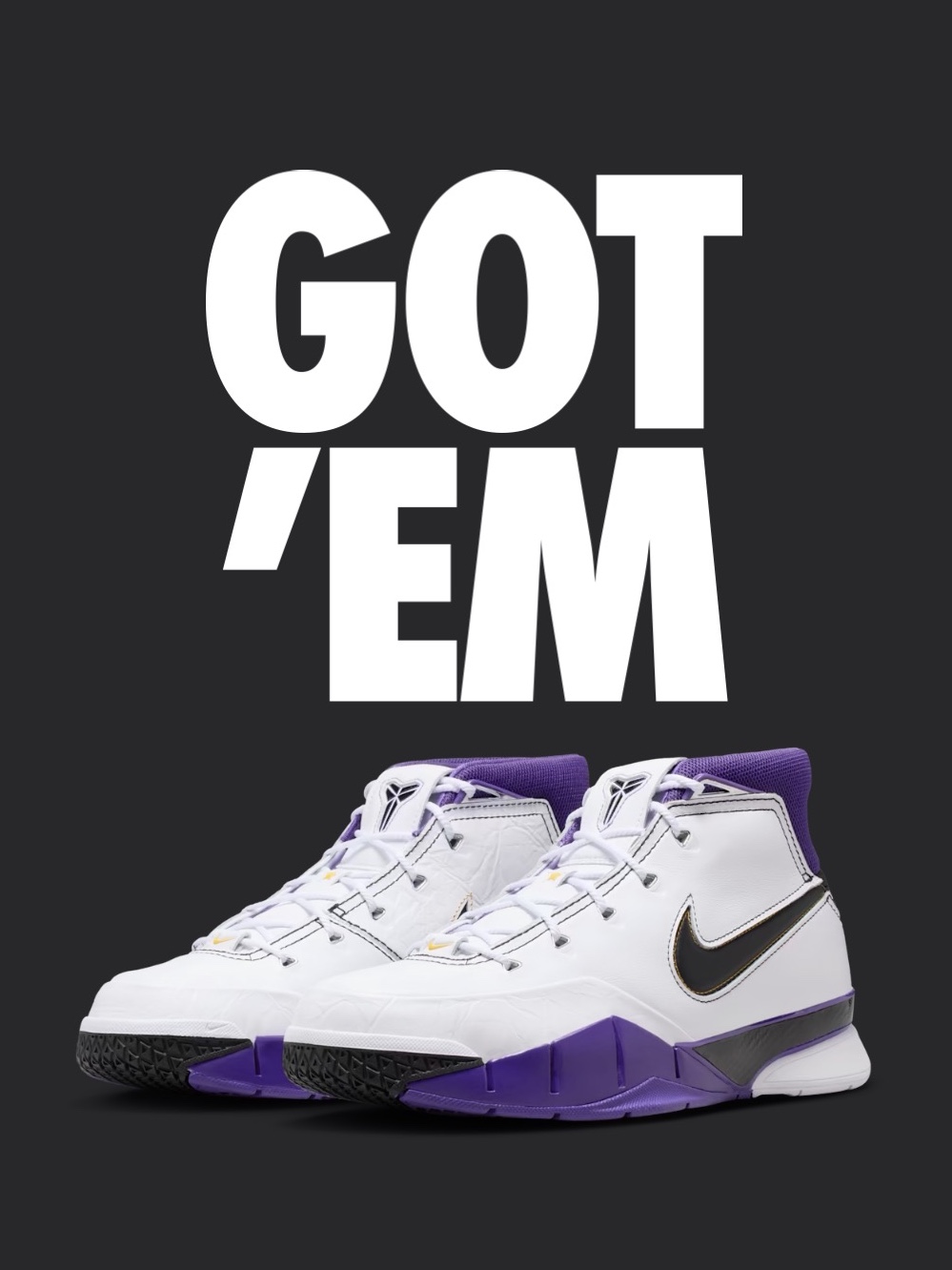 Nike Kobe 1 Protro 81 Pt Game 착용 스타일