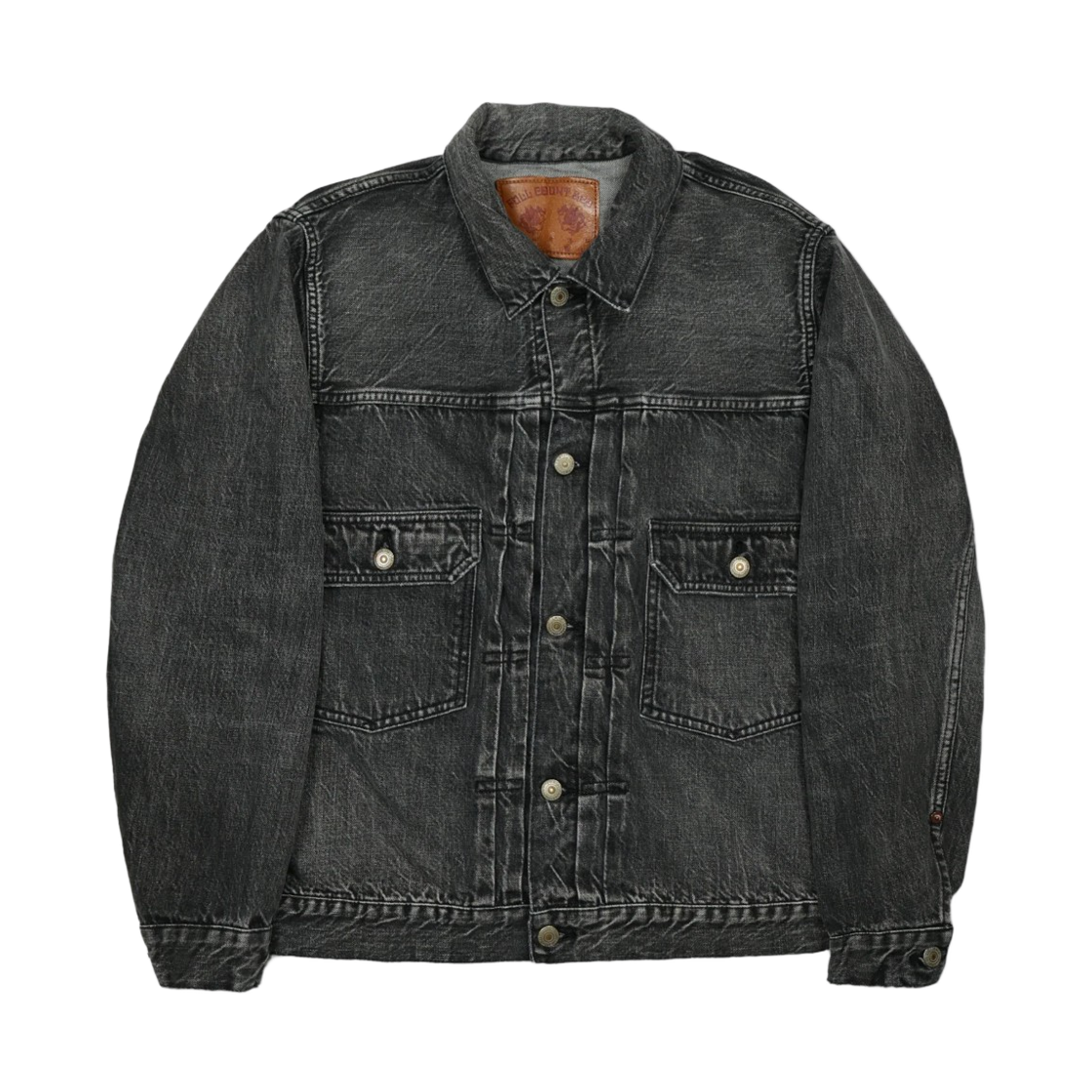 2102BKHW Fullcount 2102BKHW Type 2 Dartford Denim Jacket 13.7oz Black