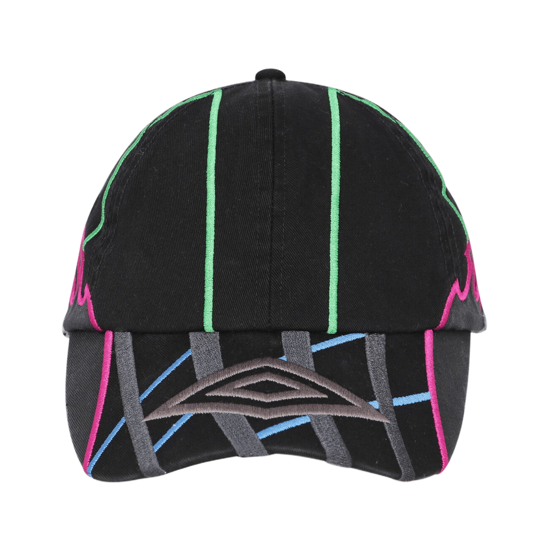 엄브로 x 슬램잼 골키퍼 캡 블랙 앤트러사이트(Umbro x Slam Jam Goalkeeper Cap Black Anthracite)