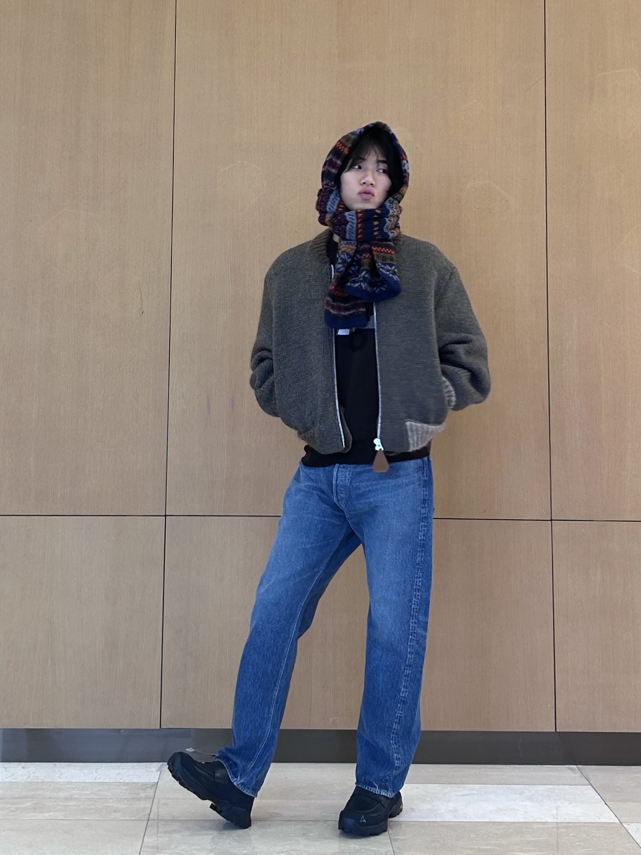 ROA Loafer Black - 25FW 착용 스타일 - 3