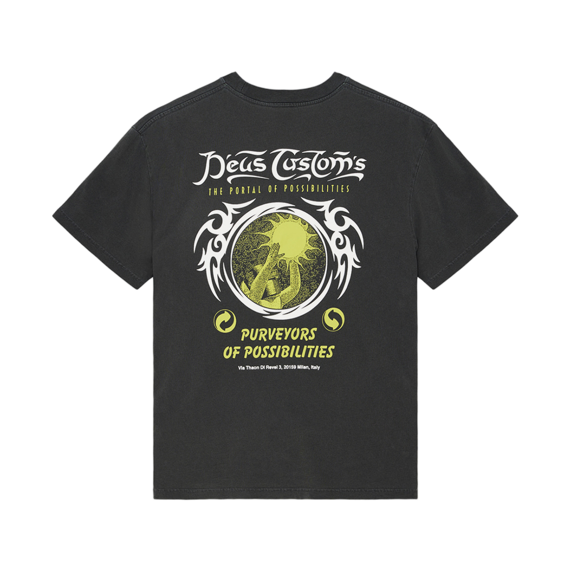 - Deus Ex Machina Out of Reach T-Shirt Charcoal