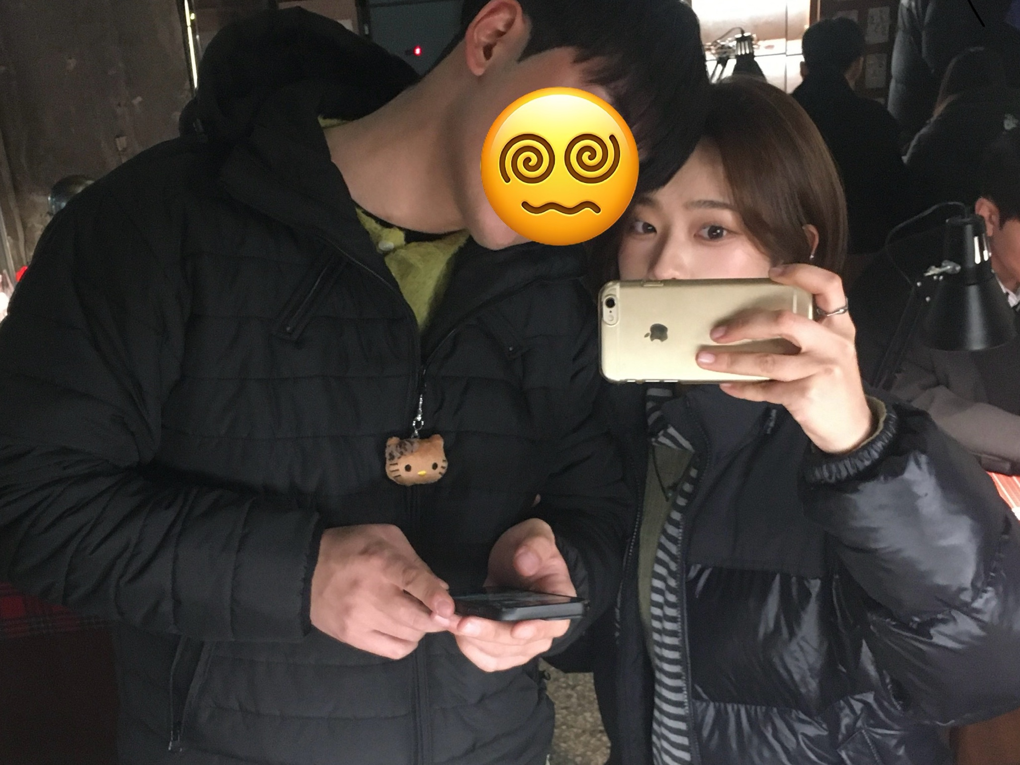 The North Face On Ball Jacket Black 착용 스타일 - 3