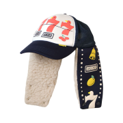 Kapital Lucky Bird Lumber Truck Cap White Navy