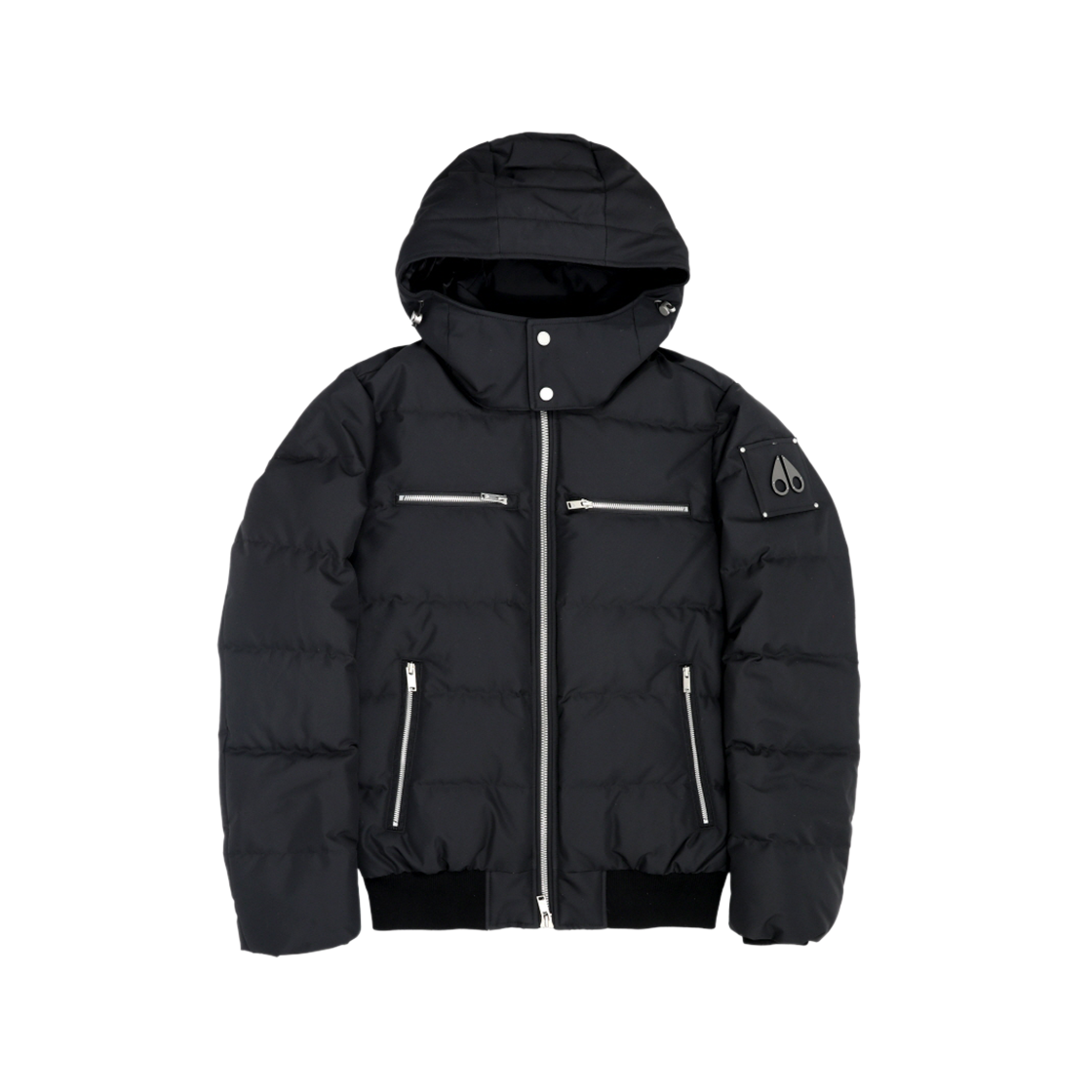 M35MB005N 292 [15% 쿠폰] Moose Knuckles Cloud Padding Bomber Jacket Black