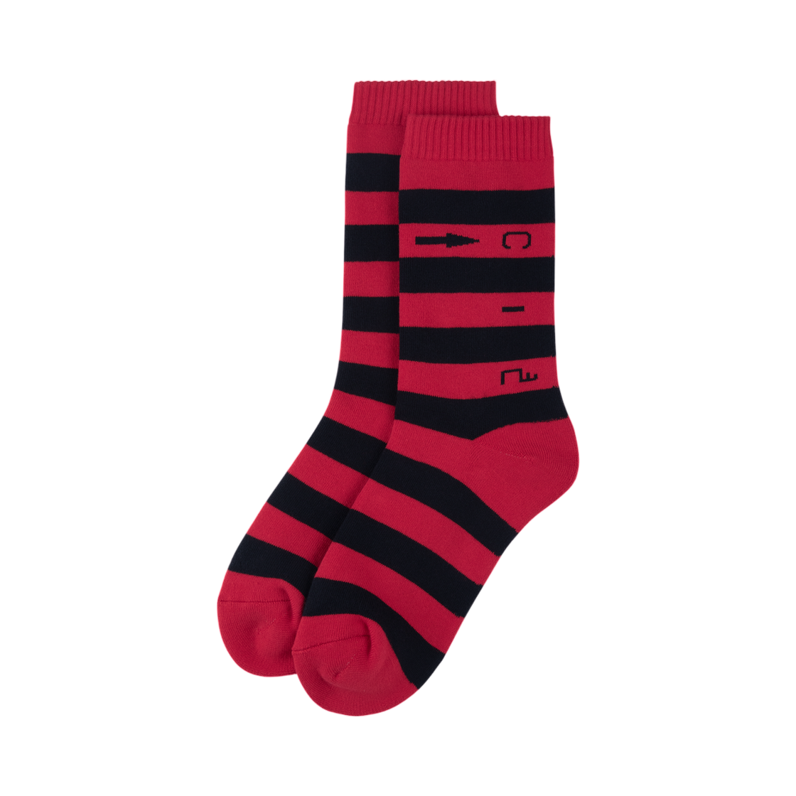 카브엠트 →C.2 스트라이프 삭스 레드 - 26SS(Cav Empt →C.2 Stripe Socks Red - 26SS)