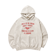 AMOU Vintage Horse Hoodie Oatmeal