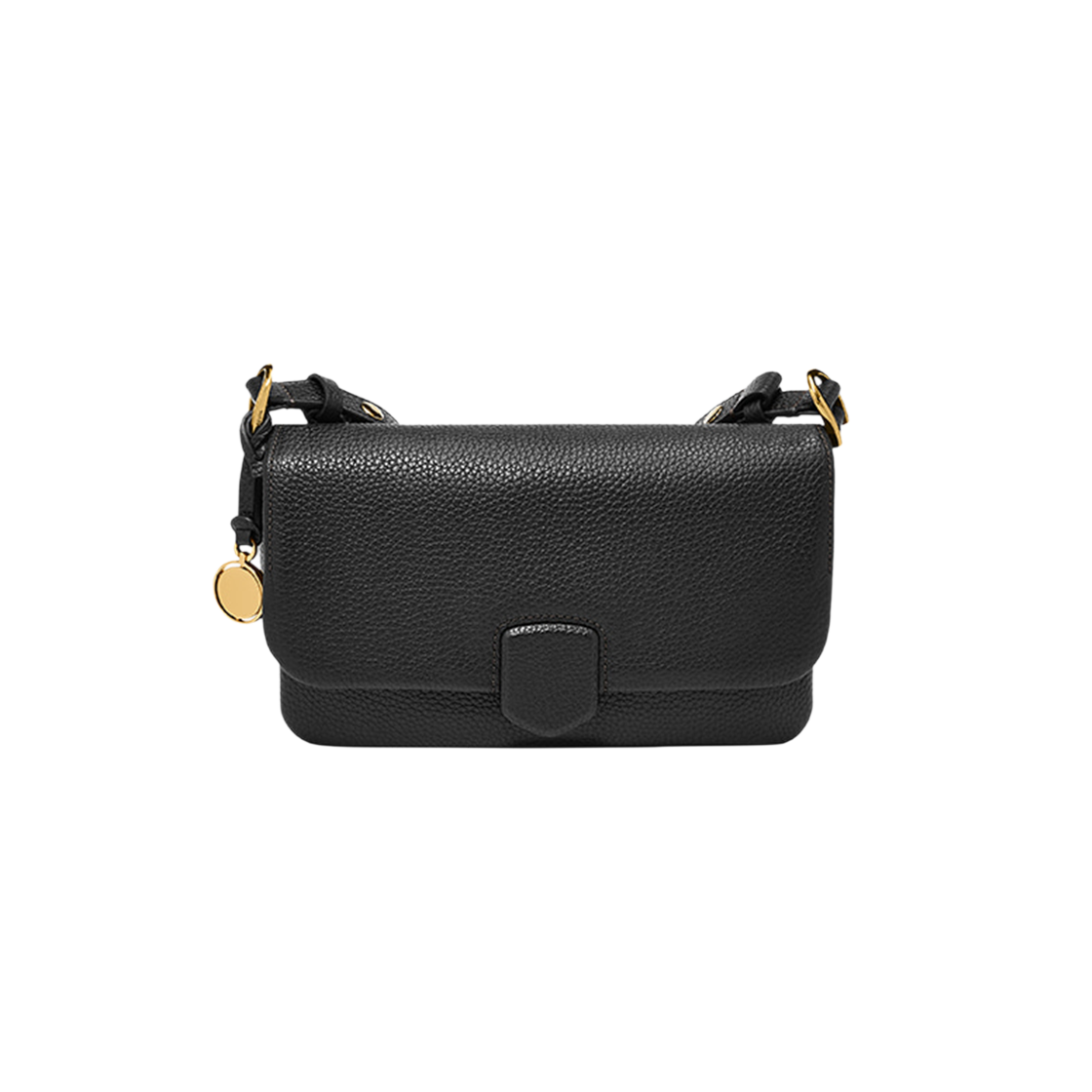 [20% 쿠폰] 파슬 레녹스 레더 컨버터블 숄더백 블랙([20% 쿠폰] Fossil Lennox Leather Convertible Shoulder Bag Black)