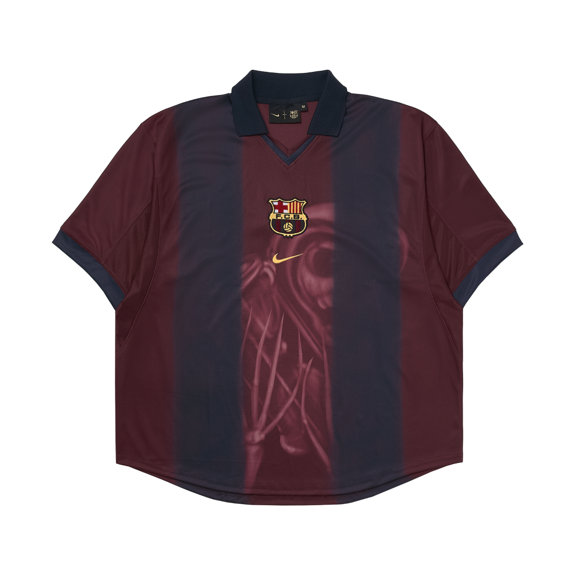 나이키 FC 바르셀로나 x 트래비스 스캇 레트로 2000/01 홈 스켈레톤 저지 멀티컬러 (논 마킹 버전)(Nike FC Barcelona x Travis Scott Retro 2000/01 Home Skeleton Jersey Multicolor (Non Marking Ver.))
