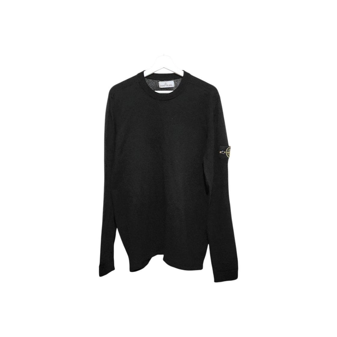 IT99BI3ET42W Stone Island Badge Patch Knit Long Sleeve L149511