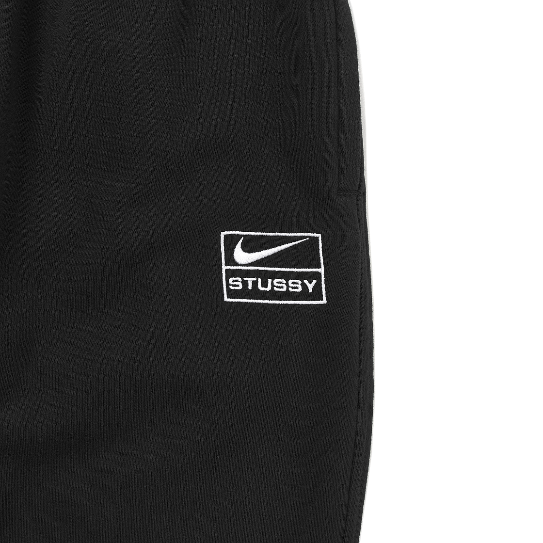 나이키 x 스투시 워시드 플리스 팬츠 블랙 (FN5236-010)(Nike x Stussy Washed Fleece Pants Black (FN5236-010)) - 4