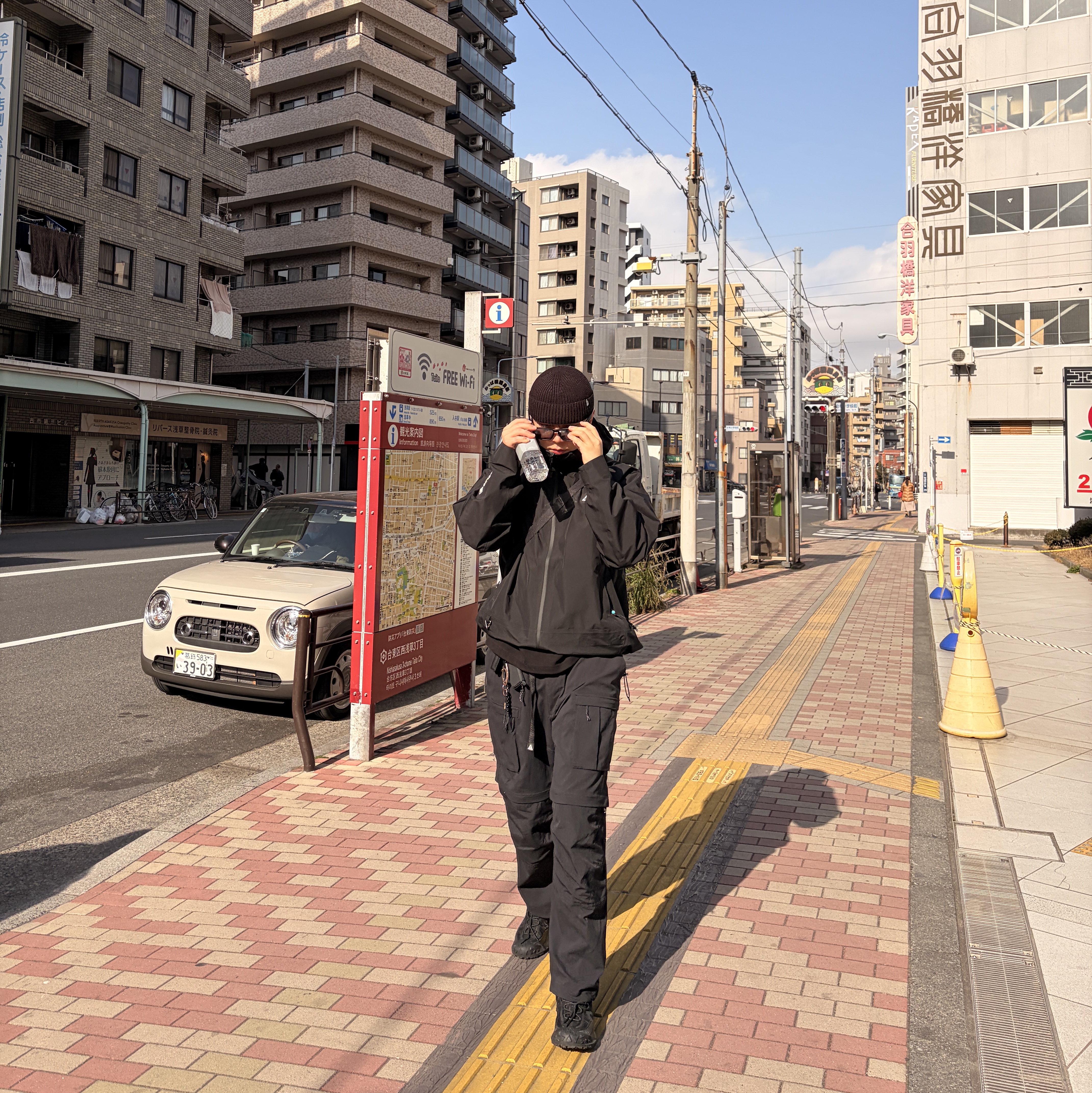 Nike ACG Misery Ridge Storm-Fit ADV Gore-Tex Jacket Black Summit White (FV8641-010), Nike ACG Smith Summit Cargo Pants Black Anthracite - US/EU 착용 스타일 - 6