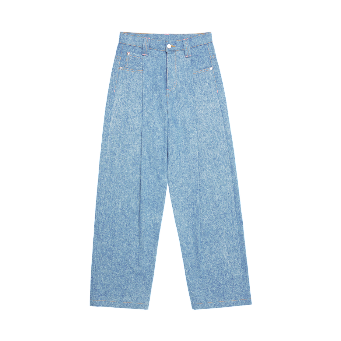 - SKYLRK Pleated Denim Wash Blanket Wash