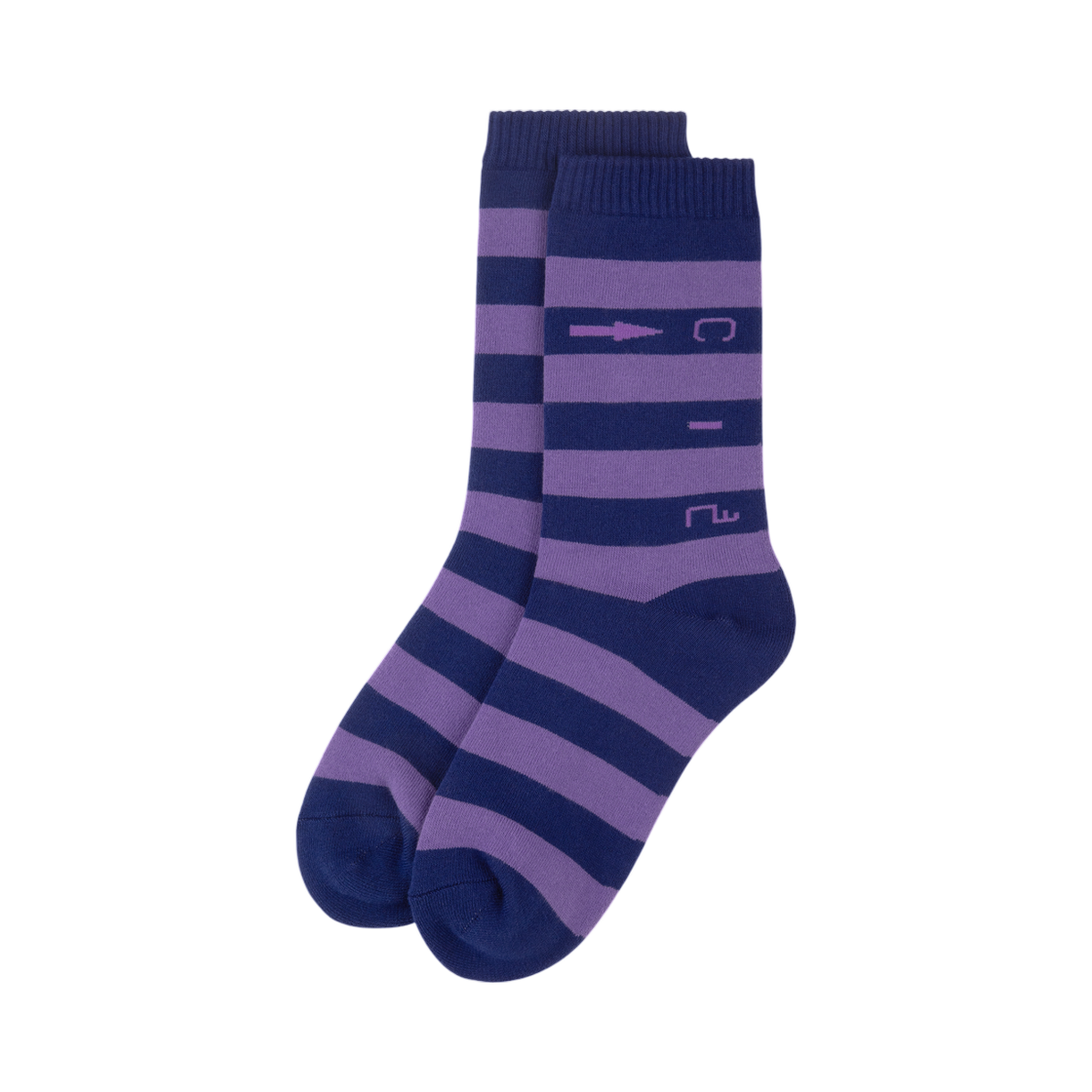카브엠트 →C.2 스트라이프 삭스 네이비 - 26SS(Cav Empt →C.2 Stripe Socks Navy - 26SS)