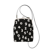 Sou Sou Canvas Gamaguchi Bag No. 12 Black
