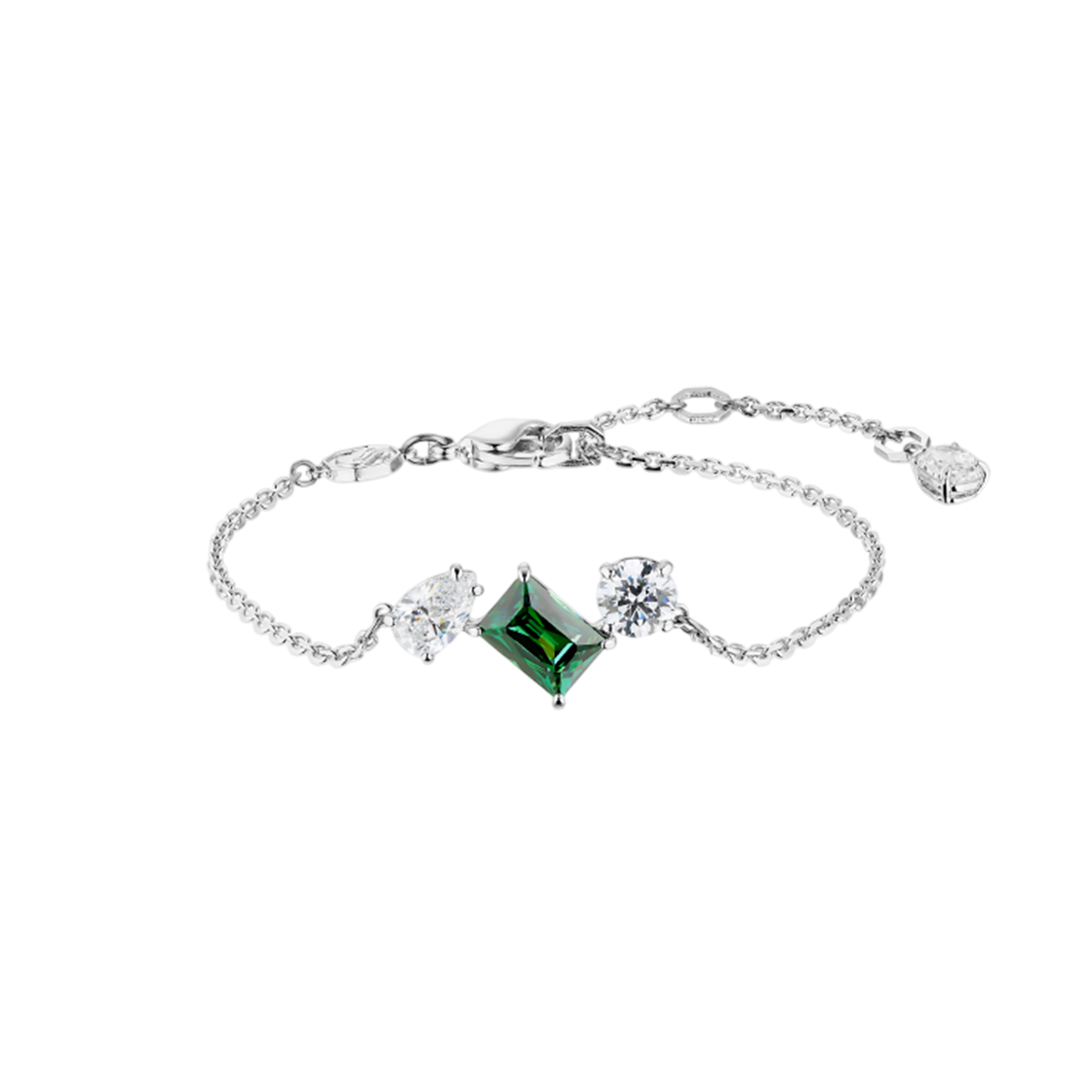 5668360 [15% 쿠폰] (W) Swarovski Mesmera Bracelet Green Rhodium Plated