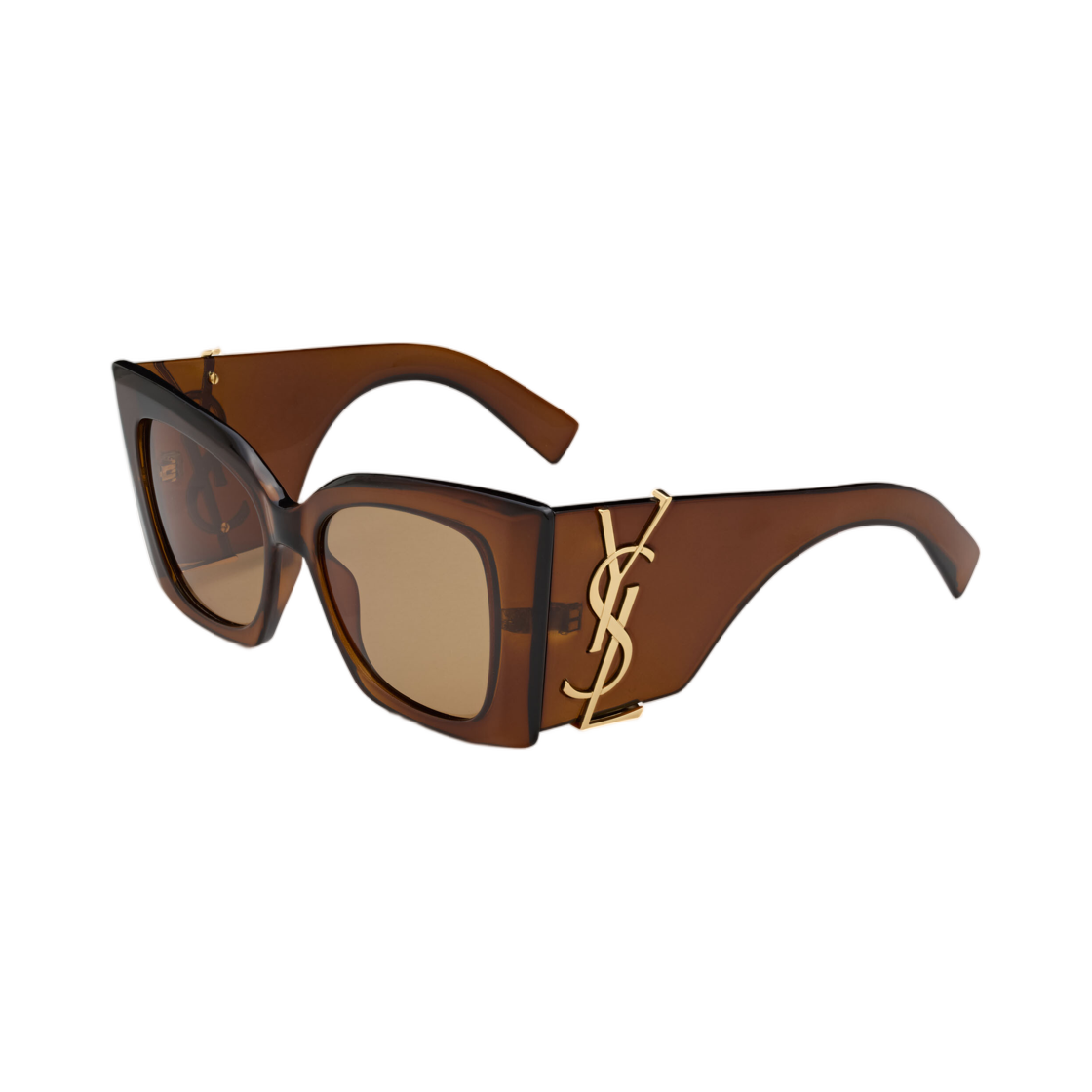 (W) 생로랑 SL M119 블레이즈 크리스탈 트랜스패런트 꼬냑 브라운((W) Saint Laurent SL M119 Blaze Crystal Transparent Cognac Brown) - 2