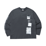 AMOU Frame Archive Long Sleeve Charcoal