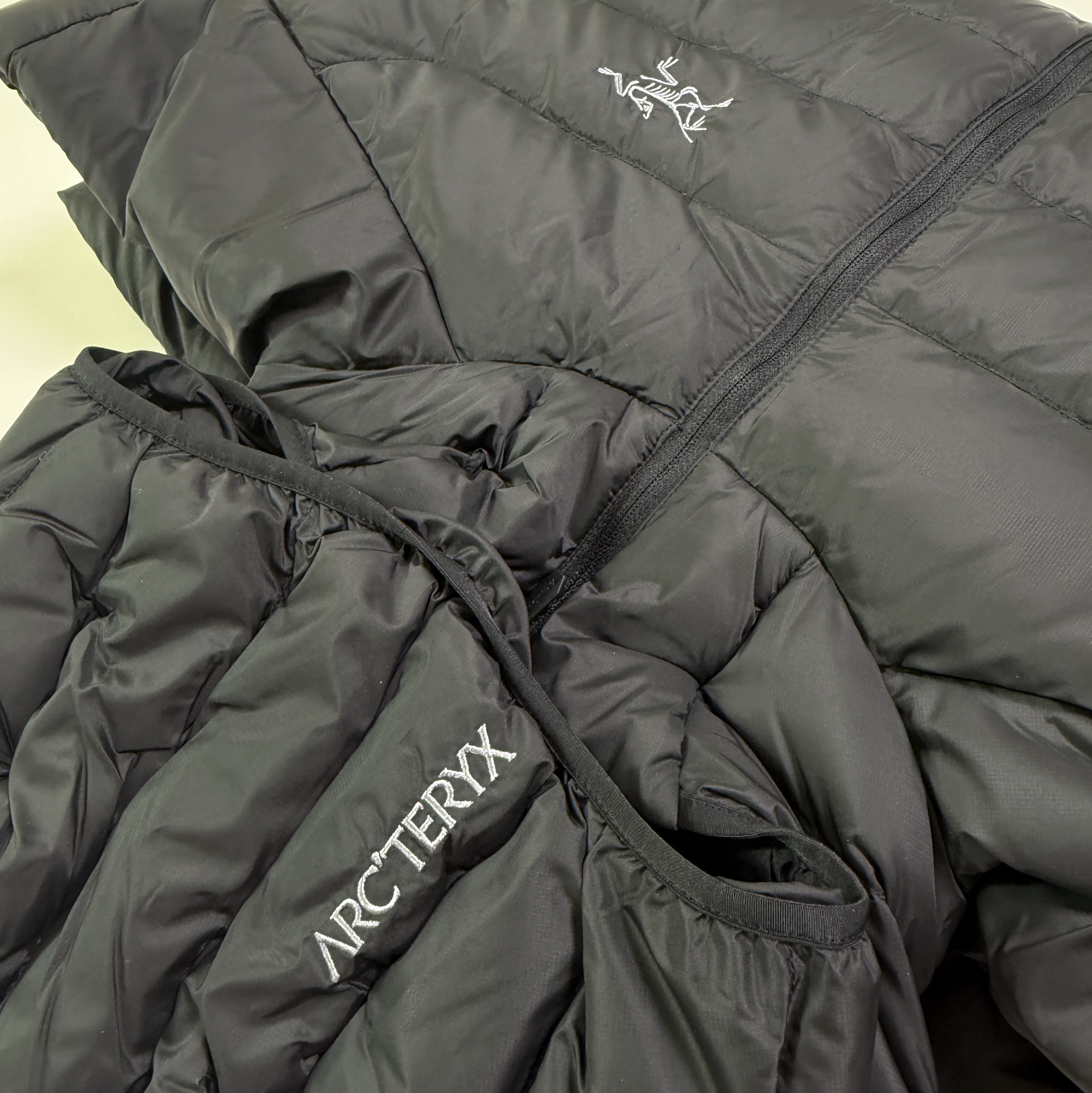 Arc'teryx Cerium Hoody Black 착용 스타일