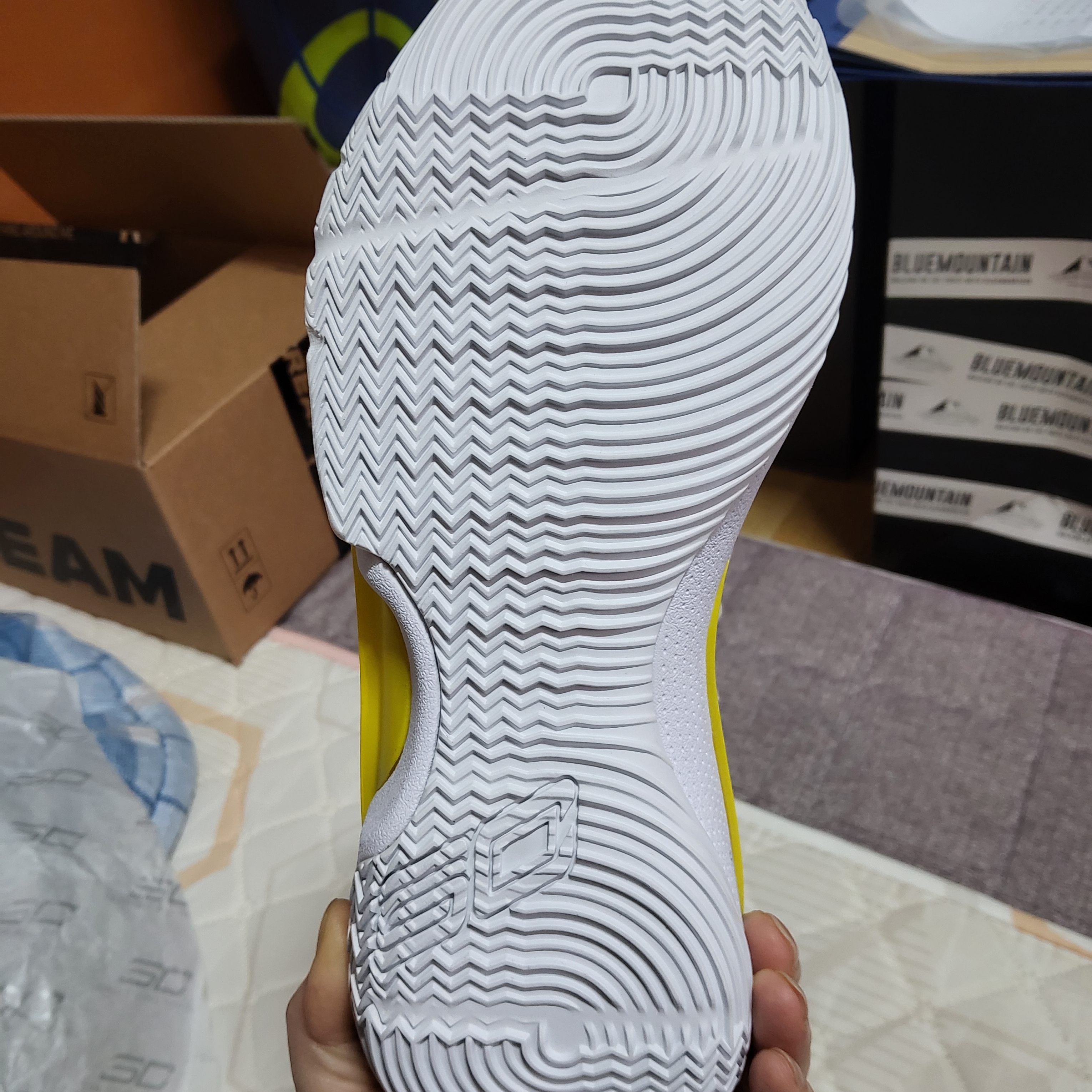 Under Armour Curry 7 Dub Nation 착용 스타일 - 7